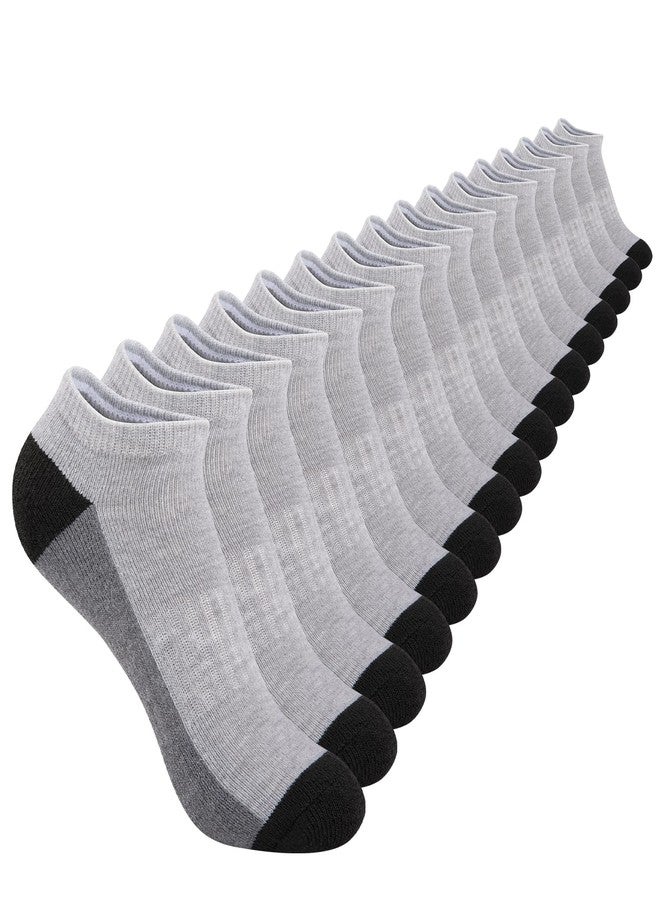 Comfoex Boys Socks 8 Pairs 6-8 4-6 8-10 Years Old Ankle Athletic Low Cut Short Half Cushioned Socks For Big Little Kids - Image 1